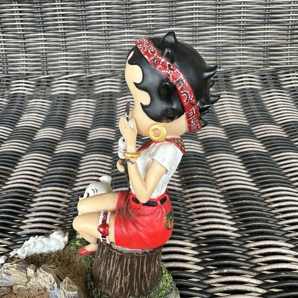 Vintage Betty‎ Boop Danbury Mint Lighted Figurine Collection Campers Delight - Picture 6 of 11